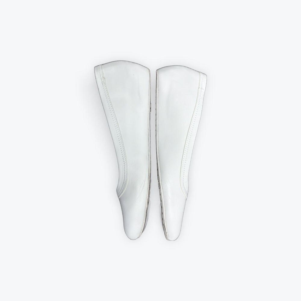 Elegant White Women's Flats - Picture 3 of 9